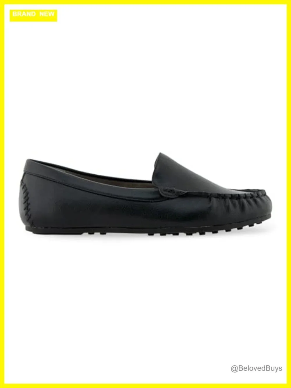 Faux Leather Loafers Slip-Ons OrthoLite Comfort Women's Casual Shoes